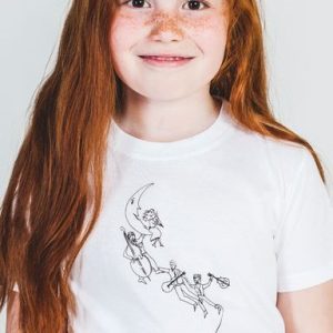 white children's shirt ''Moon''
