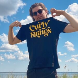 T-shirt Curly Strings